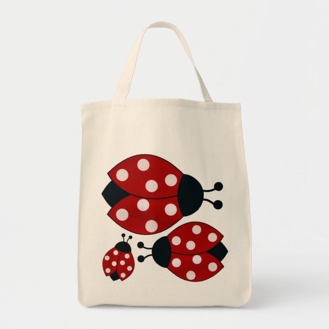Ladybugs Tote Bag (Front)