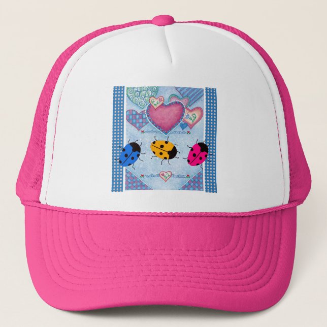 LADYBUGS TRUCKER HAT (Front)