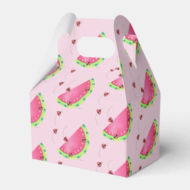 Ladybug's Watermelon gable box (Front Side)