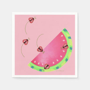 Ladybug's Watermelon  napkins