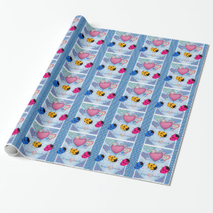 LADYBUGS WRAPPING PAPER