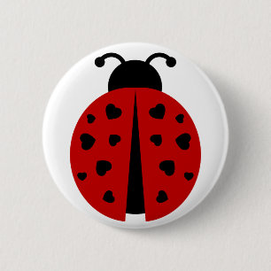 ladybugz. 2 inch round button