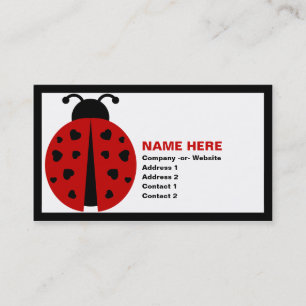 ladybugz. business card