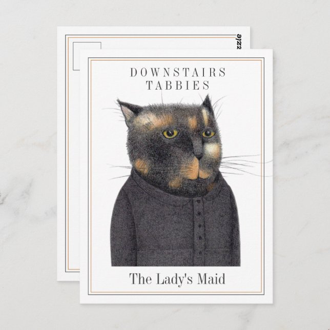LADY'S MAID CAT Postcard  (Front/Back)