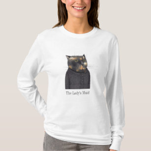LADY'S MAID CAT Women's Long Sleeve T-Shirt