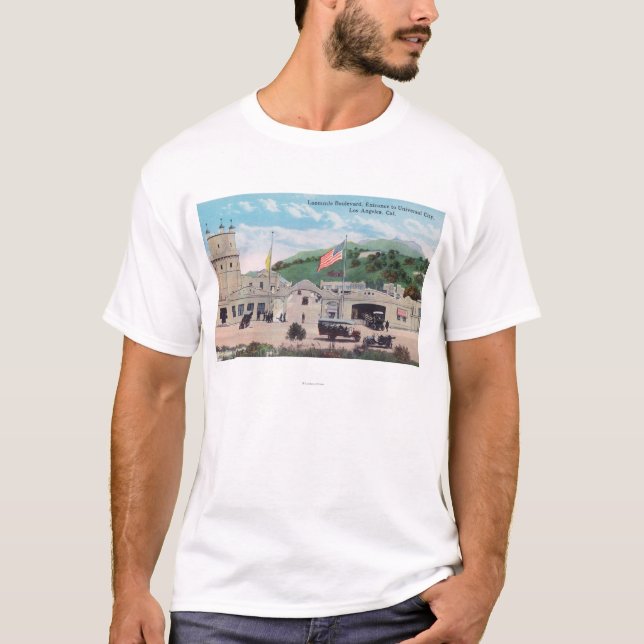 Laemmle Boulevard View of Universal City T-Shirt (Front)