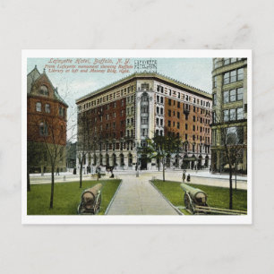 Lafayette Hotel, Buffalo, NY 1909 Vintage Postcard