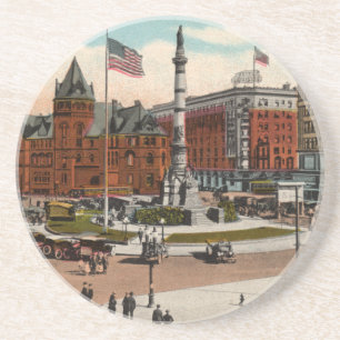 Lafayette Square Vintage Buffalo Coaster