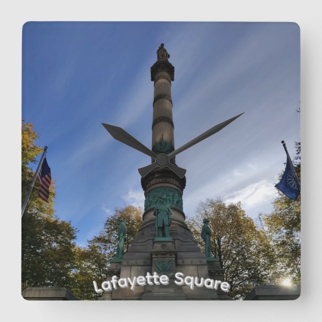 Lafayette Square Wall Clock (Front)