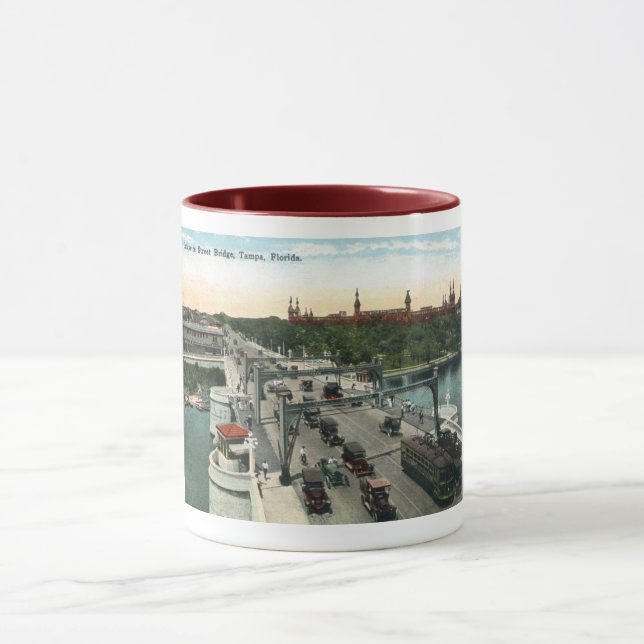 Lafayette St. Bridge, Tampa, Florida Vintage Mug (Center)
