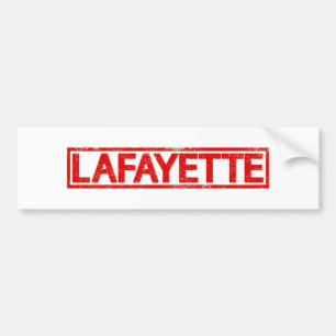 Lafayette Stamp Bumper Sticker