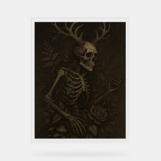 L'affiche Skull a Gothic Dark Academia