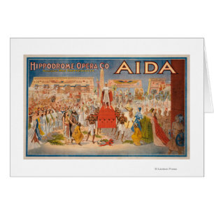 L'affiche théâtrale Spectacle Aida