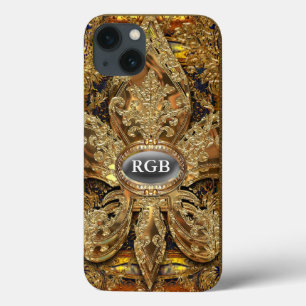 Lafleurette  Monogram Elegant Girl iPhone 13 Case