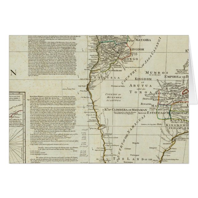 L'Afrique, avec tous ses états, royaumes (Devant horizontal)