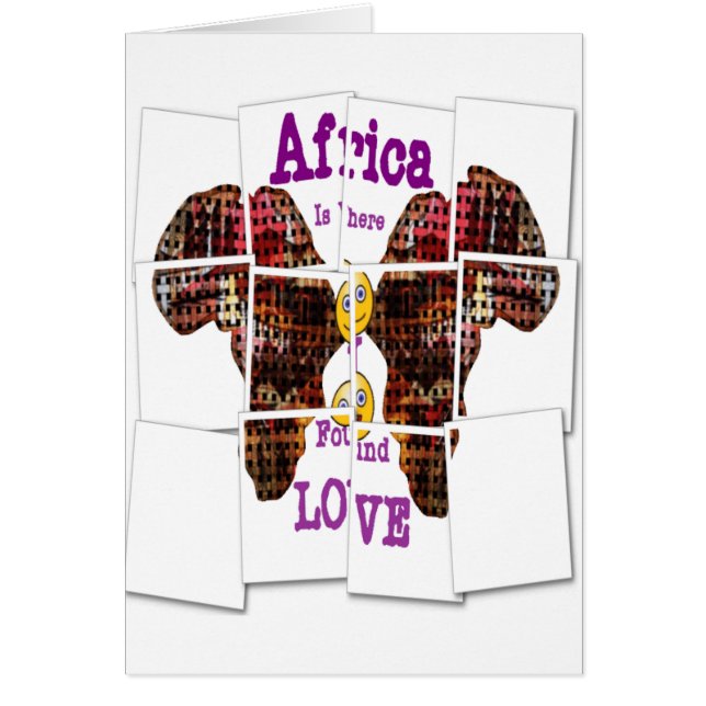 L'Afrique est l'endroit où j'ai trouvé l'amour (Devant)