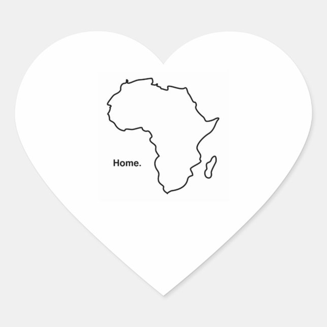 L'Afrique est un autocollant (Devant)