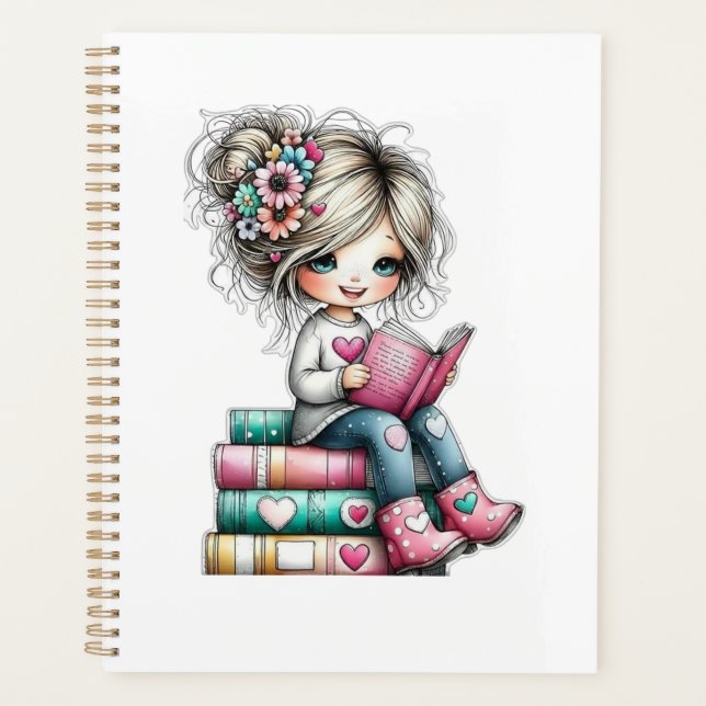 L'agenda Focus "Bookworm" (Devant)