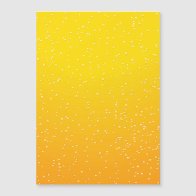 Lager Beer with Tiny Bubbles (Front)