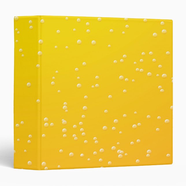 Lager Beer with Tiny Bubbles Background Art Binder (Front/Spine)