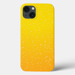 Lager Beer with Tiny Bubbles Background Art iPhone 13 Case
