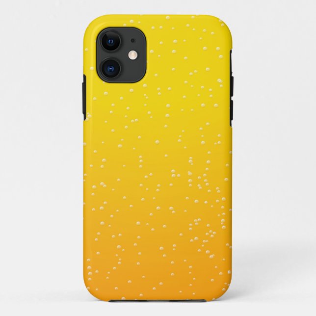 Lager Beer with Tiny Bubbles Background Art Case-Mate iPhone Case (Back)