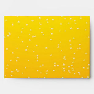 Lager Beer with Tiny Bubbles Background Art Envelopes