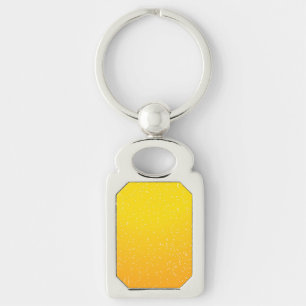 Lager Beer with Tiny Bubbles Background Art Keychain