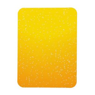 Lager Beer with Tiny Bubbles Background Art Magnet