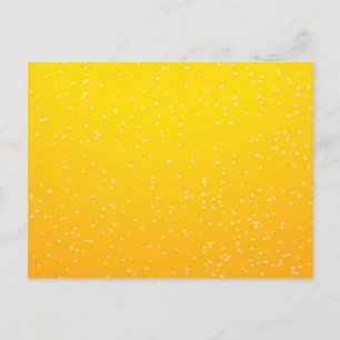 Lager Beer with Tiny Bubbles Background Art Postcard