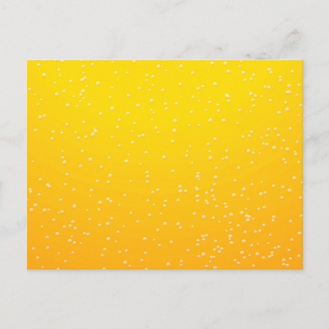 Lager Beer with Tiny Bubbles Background Art Postcard (Front)