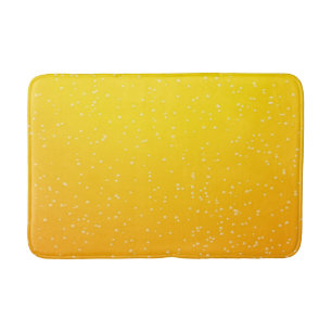 Lager Beer with Tiny Bubbles Bath Mat