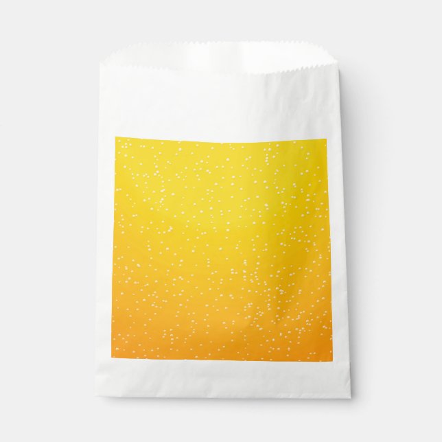 Lager Beer with Tiny Bubbles Favour Bag (Front)