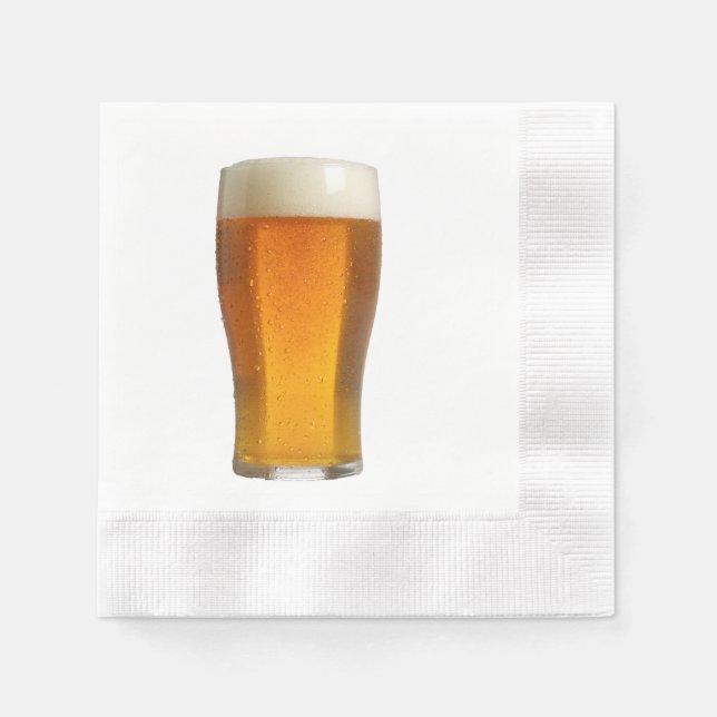 "Lager" design paper napkins (Front)