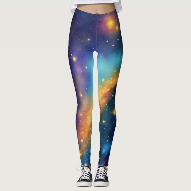 Laggies Ink: Where Lag Meets Legacy in Every Strok Leggings (Front)