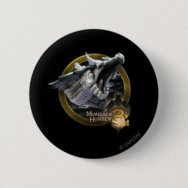 Lagiacrus attack! 2 inch round button (Front)