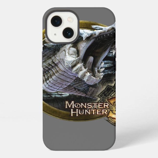 Lagiacrus attack! iPhone case (Back)