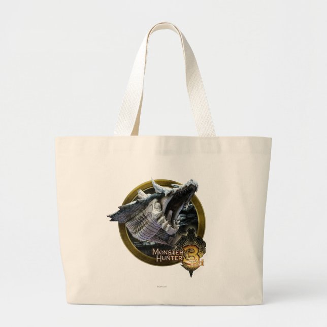 Lagiacrus attack! large tote bag (Front)