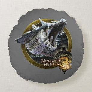Lagiacrus attack! round pillow