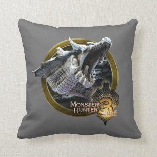 Lagiacrus attack! throw pillow