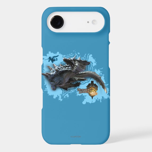 Lagiacrus chasing Hunter 2 Case-Mate iPhone Case (Back)
