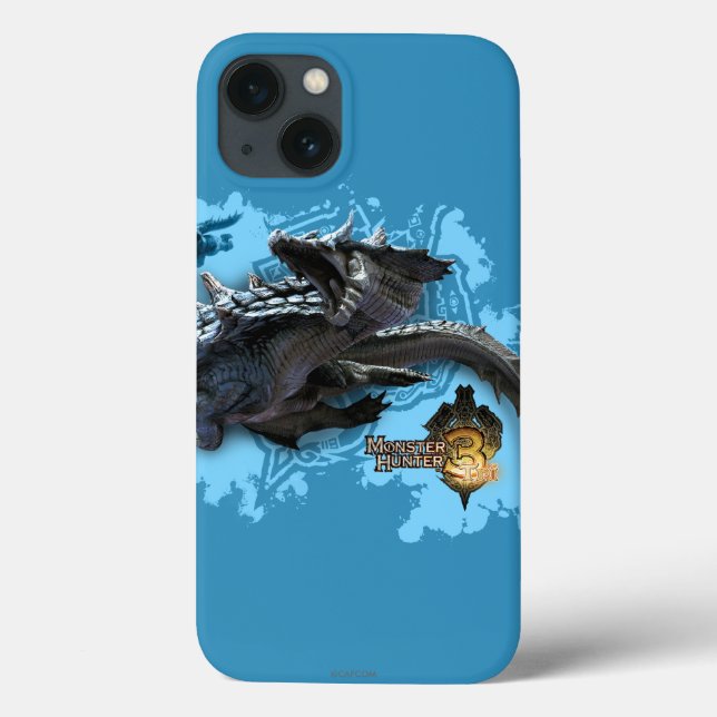 Lagiacrus chasing Hunter 2 Case-Mate iPhone Case (Back)