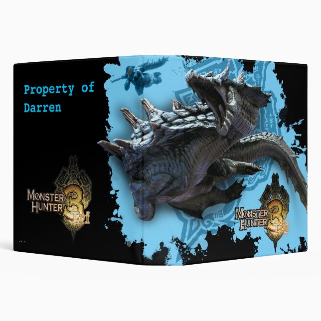 Lagiacrus chasing Hunter Binder (Background)