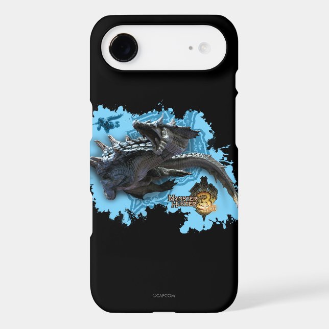 Lagiacrus chasing Hunter Case-Mate iPhone Case (Back)