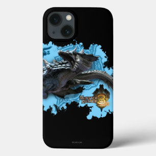Lagiacrus chasing Hunter iPhone 13 Case