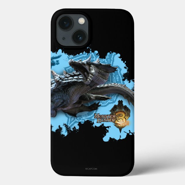 Lagiacrus chasing Hunter Case-Mate iPhone Case (Back)