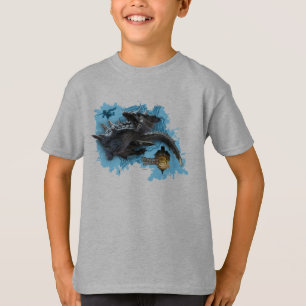 Lagiacrus chasing Hunter T-Shirt