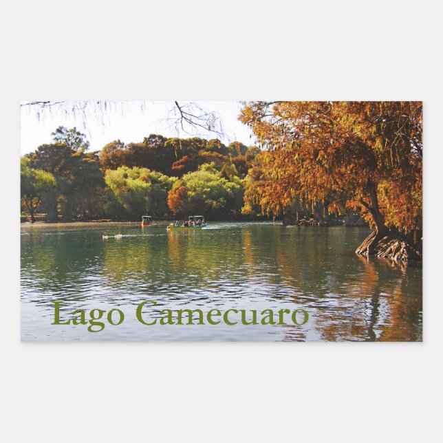 Lago Camecuaro Sticker (Front)