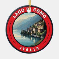 Lago di Como Italy Badge