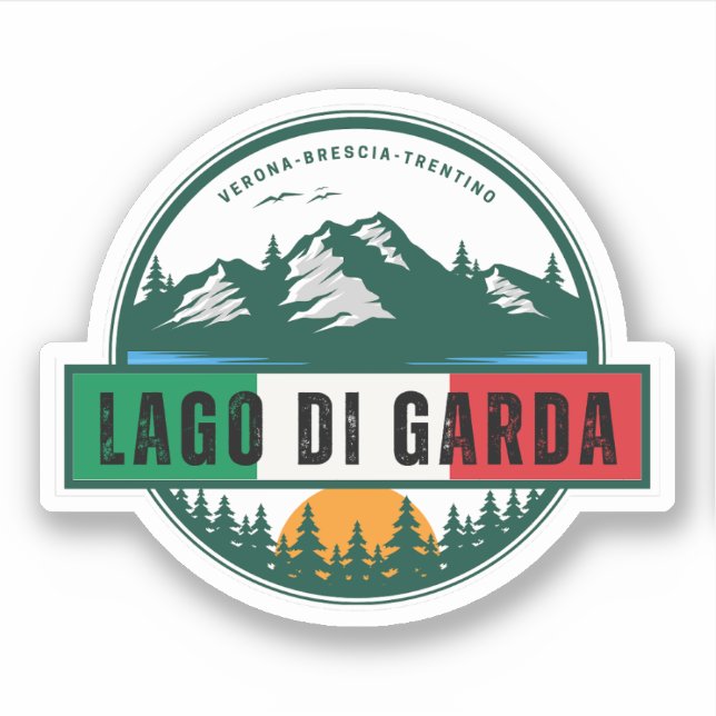 lago di garda - lake garda pass italian alps motob (Front)
